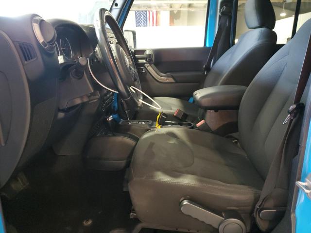 1C4BJWDGXJL855871 - 2018 JEEP WRANGLER U SPORT Bleu photo 7