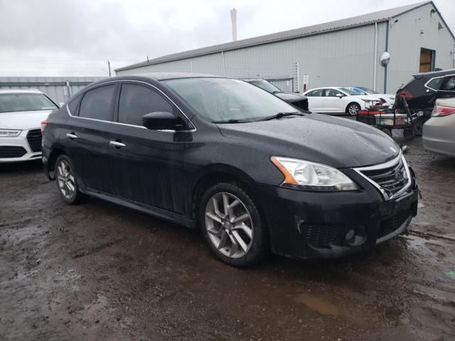 3N1AB7AP1EL652254 - 2014 NISSAN SENTRA S BLACK photo 4