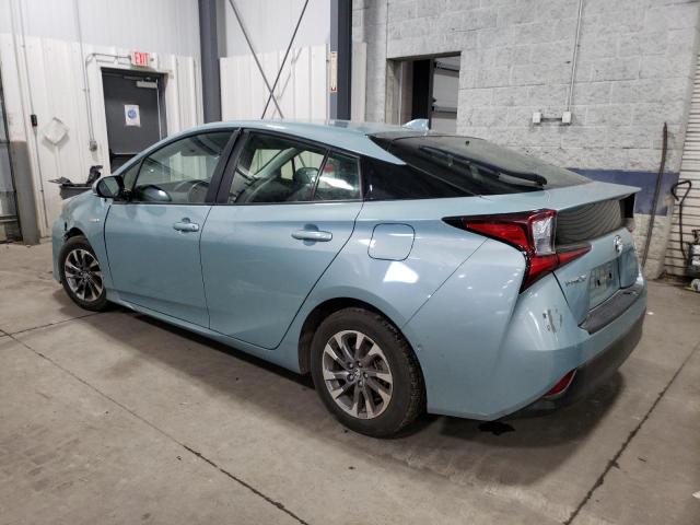 JTDKARFU0K3094340 - 2019 TOYOTA PRIUS BLUE photo 2