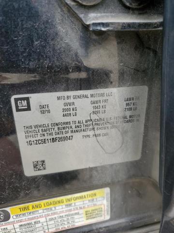 1G1ZC5E11BF269047 - 2011 CHEVROLET MALIBU 1LT 黑色 照片 13