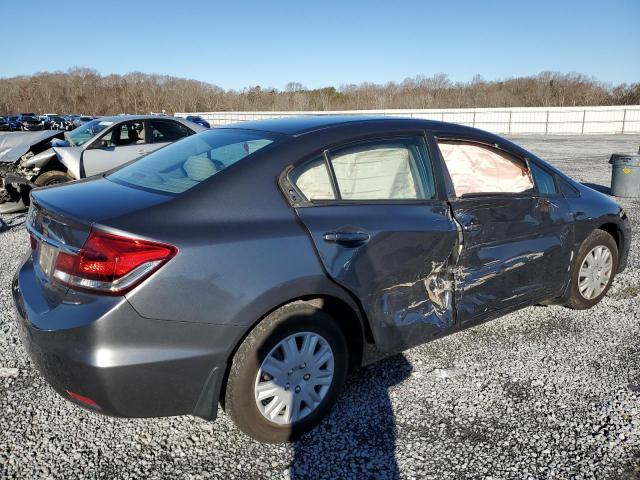 2HGFB2F52DH573567 - 2013 HONDA CIVIC LX GRAY photo 3