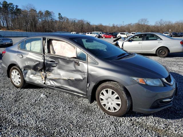 2HGFB2F52DH573567 - 2013 HONDA CIVIC LX GRAY photo 4