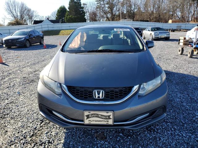 2HGFB2F52DH573567 - 2013 HONDA CIVIC LX GRAY photo 5