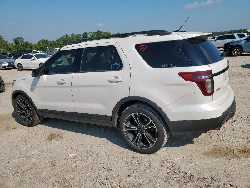 1FM5K8GT8FGA53524 - 2015 FORD EXPLORER SPORT WHITE photo 2