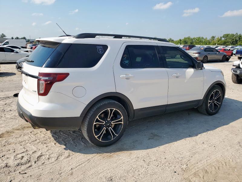 1FM5K8GT8FGA53524 - 2015 FORD EXPLORER SPORT WHITE photo 3