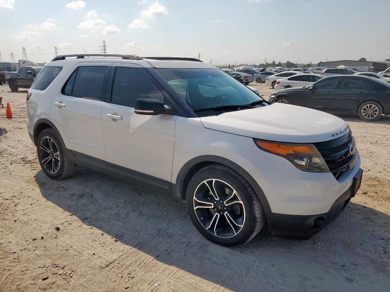 1FM5K8GT8FGA53524 - 2015 FORD EXPLORER SPORT WHITE photo 4