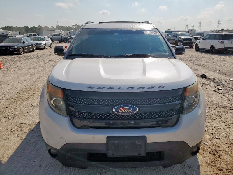 1FM5K8GT8FGA53524 - 2015 FORD EXPLORER SPORT WHITE photo 5