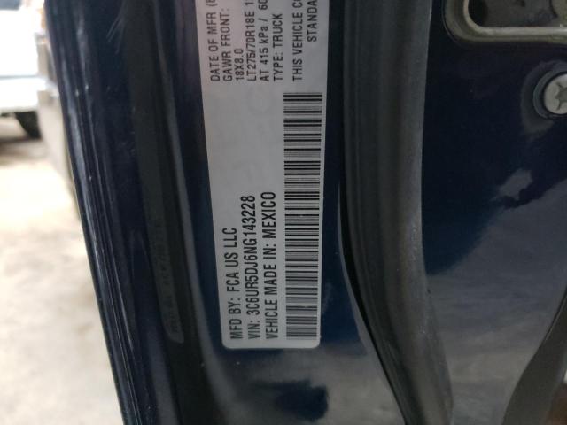 3C6UR5DJ6NG143228 - 2022 RAM 2500 BIG HORN/LONE STAR BLUE photo 12