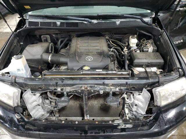5TFUY5F10BX159568 - 2011 TOYOTA TUNDRA DOUBLE CAB SR5 BLACK photo 11