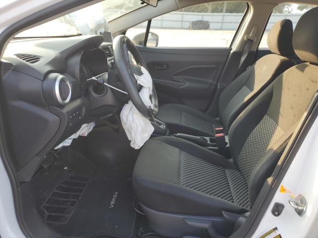 3N1CN8DV8PL817042 - 2023 NISSAN VERSA S WHITE photo 7