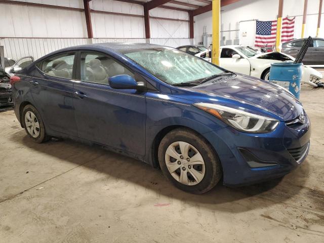 5NPDH4AE6GH794236 - 2016 HYUNDAI ELANTRA SE BLUE photo 4