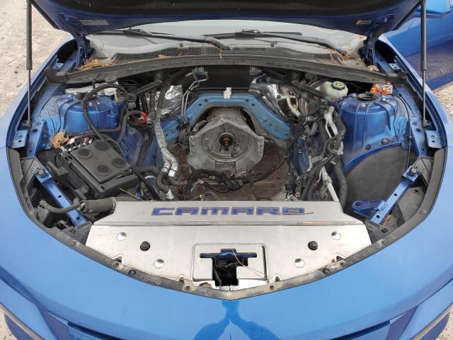 1G1FH3D77H0115999 - 2017 CHEVROLET CAMARO SS BLUE photo 11