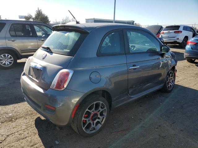 3C3CFFBRXCT115422 - 2012 FIAT 500 SPORT CHARCOAL photo 3