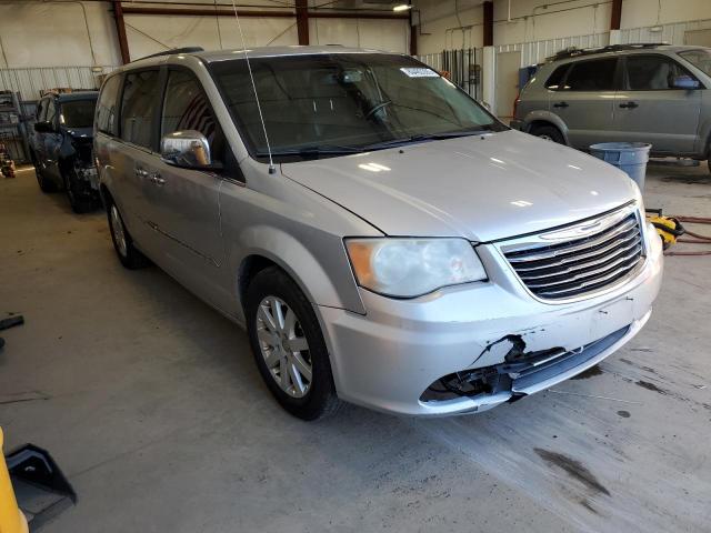 2C4RC1CG3CR136923 - 2012 CHRYSLER TOWN & COU TOURING L SILVER photo 4