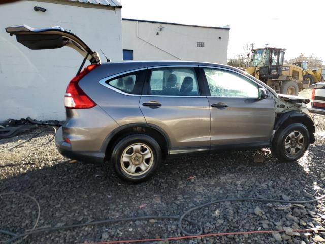 5J6RM4H35FL019579 - 2015 HONDA CR-V LX GRAY photo 3