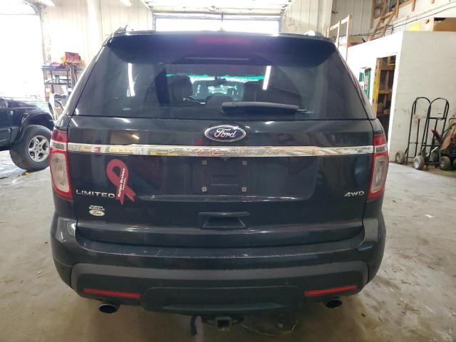 1FM5K8F89FGB05580 - 2015 FORD EXPLORER LIMITED BLACK photo 6