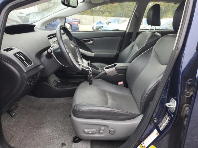 JTDKN3DU4C1559977 - 2012 TOYOTA PRIUS BLUE photo 7