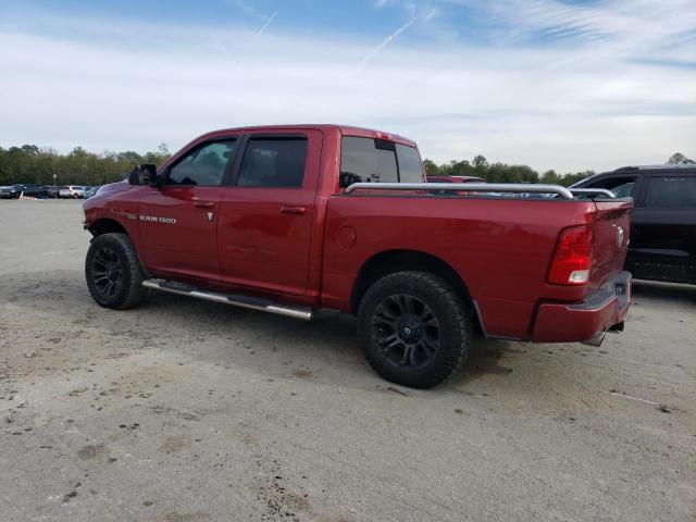 1D7RV1CT0BS626276 - 2011 DODGE RAM 1500 BURGUNDY photo 2