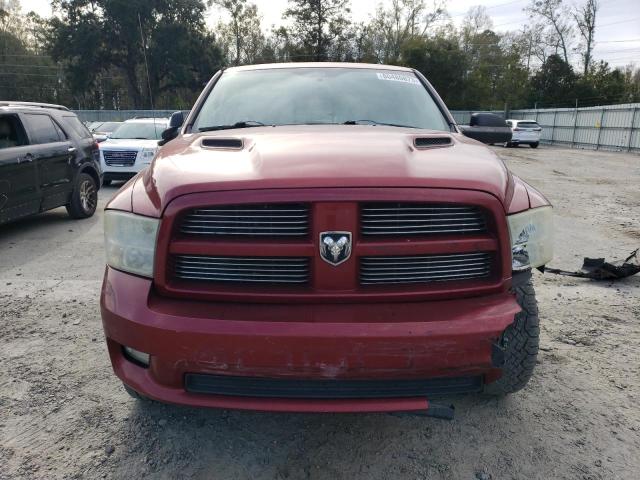 1D7RV1CT0BS626276 - 2011 DODGE RAM 1500 BURGUNDY photo 5