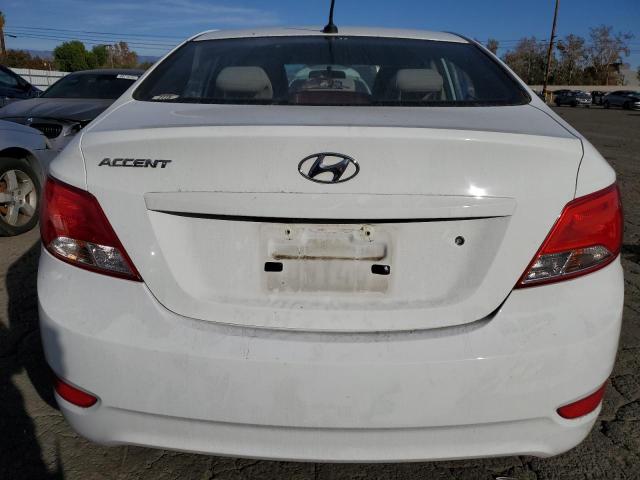 KMHCT4AE4GU947983 - 2016 HYUNDAI ACCENT SE WHITE photo 6