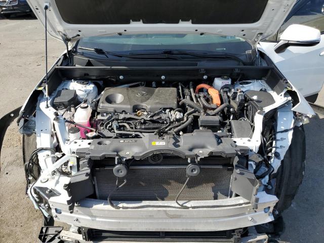 4T3RWRFV1RU117723 - 2024 TOYOTA RAV4 XLE WHITE photo 11