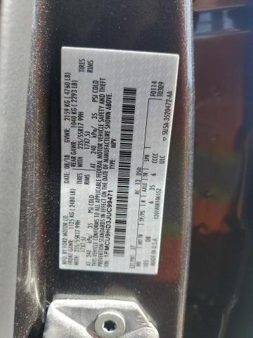 1FMCU9HD3JUC99471 - 2018 FORD ESCAPE SEL GRAY photo 13