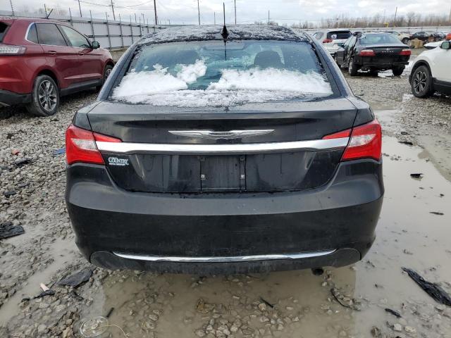 1C3CCBAB0DN715342 - 2013 CHRYSLER 200 LX BLACK photo 6