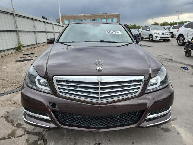 WDDGF8BB2CF917135 - 2012 MERCEDES-BENZ C 300 4MATIC MAROON photo 5