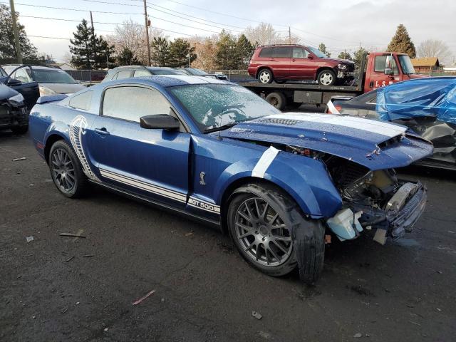 1ZVHT88S375213338 - 2007 FORD MUSTANG SHELBY GT500 BLUE photo 4