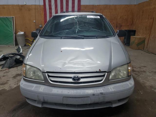4T3ZF13C11U405945 - 2001 TOYOTA SIENNA LE ვერცხლისფერი ფოტო 5