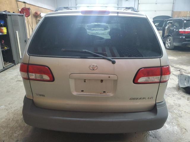 4T3ZF13C11U405945 - 2001 TOYOTA SIENNA LE ვერცხლისფერი ფოტო 6