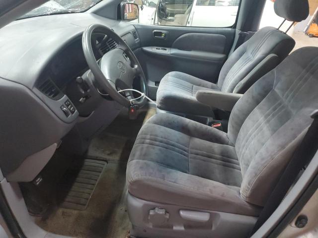 4T3ZF13C11U405945 - 2001 TOYOTA SIENNA LE ვერცხლისფერი ფოტო 7