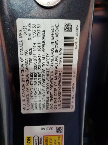 2HKRS4H24PH426043 - 2023 HONDA CR-V LX Grau Foto 13