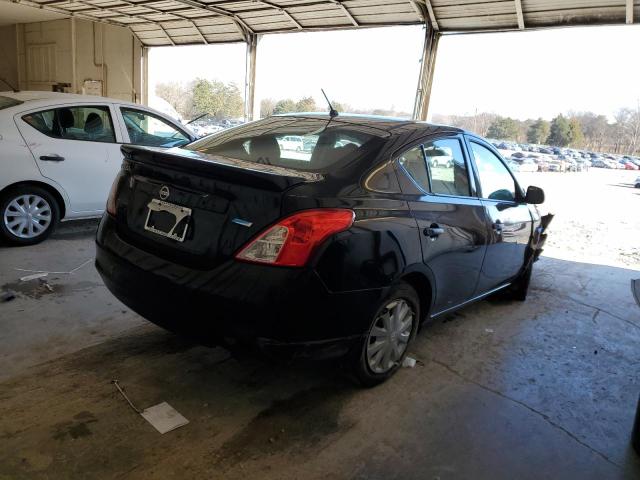 3N1CN7APXEL851769 - 2014 NISSAN VERSA S BLACK photo 3