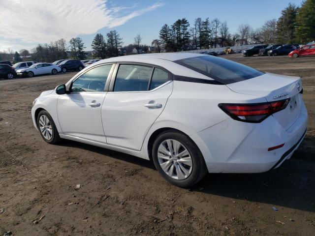 3N1AB8BV2LY292351 - 2020 NISSAN SENTRA S WHITE photo 2