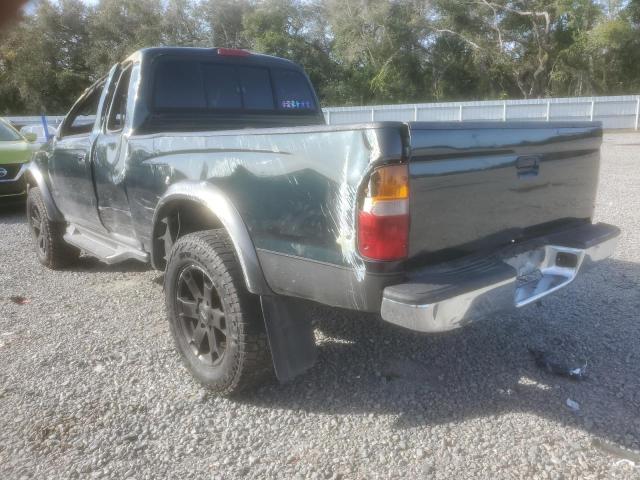 4TASM92N4XZ402227 - 1999 TOYOTA TACOMA XTRACAB PRERUNNER GREEN photo 2