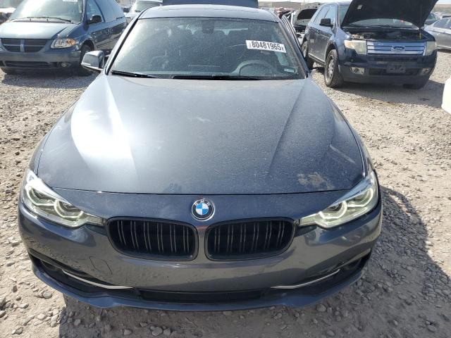 WBA8D9G5XJNU71622 - 2018 BMW 330 XI CHARCOAL photo 5
