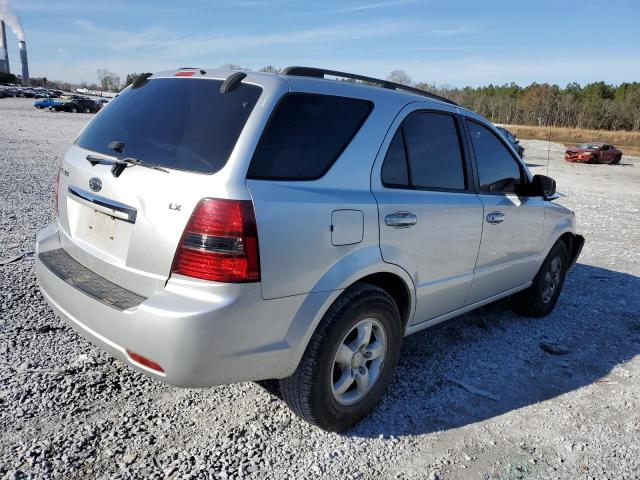 KNDJD735485827197 - 2008 KIA SORENTO EX SILVER photo 3