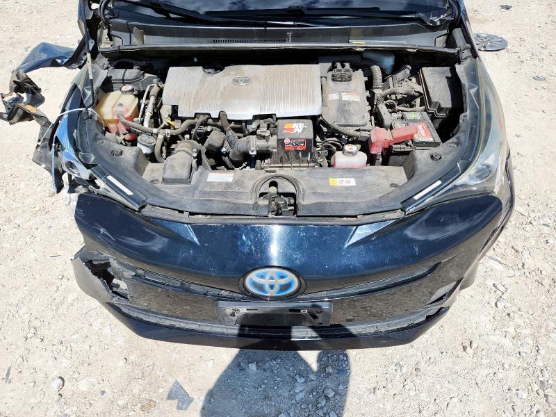 JTDKBRFU8H3033341 - 2017 TOYOTA PRIUS შავი ფოტო 12