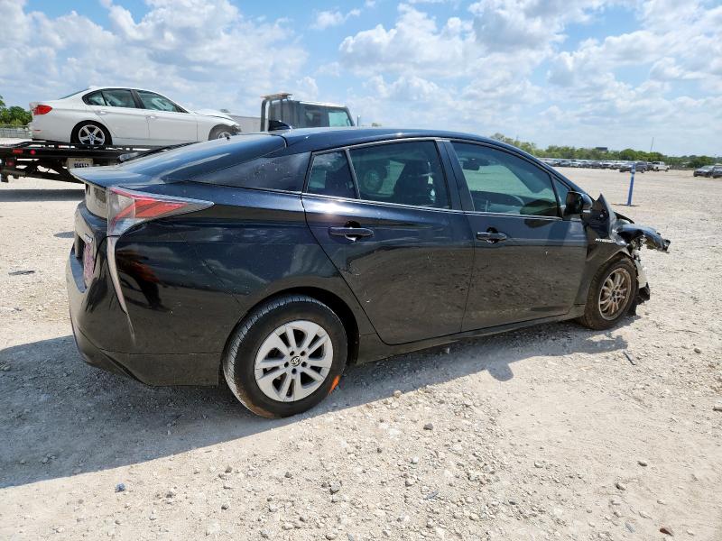JTDKBRFU8H3033341 - 2017 TOYOTA PRIUS შავი ფოტო 3