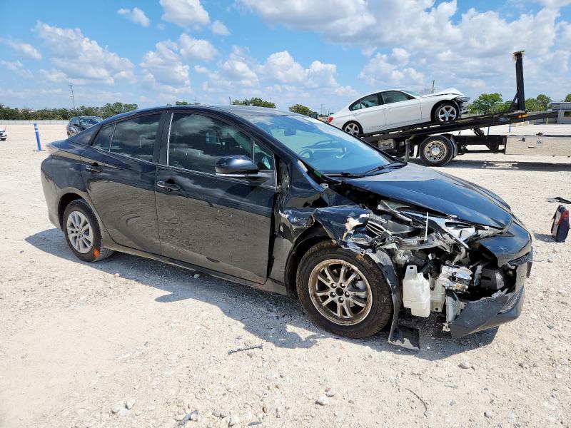 JTDKBRFU8H3033341 - 2017 TOYOTA PRIUS შავი ფოტო 4