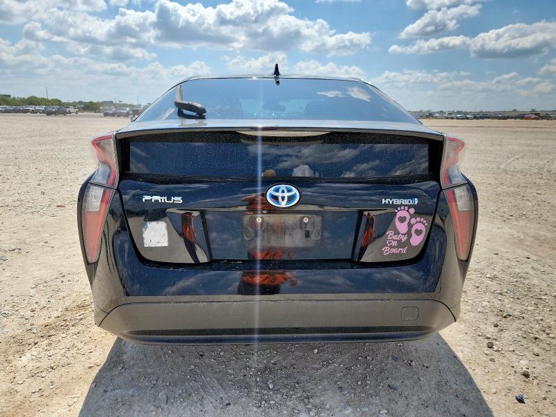 JTDKBRFU8H3033341 - 2017 TOYOTA PRIUS შავი ფოტო 6