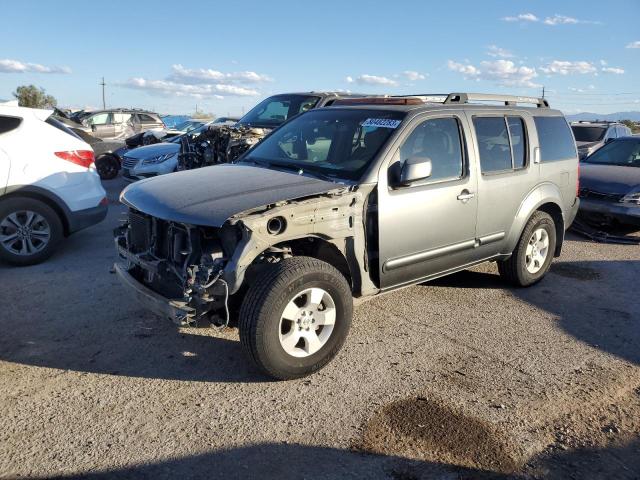 5N1AR18U56C663932 - 2006 NISSAN PATHFINDER LE CHARCOAL photo 1