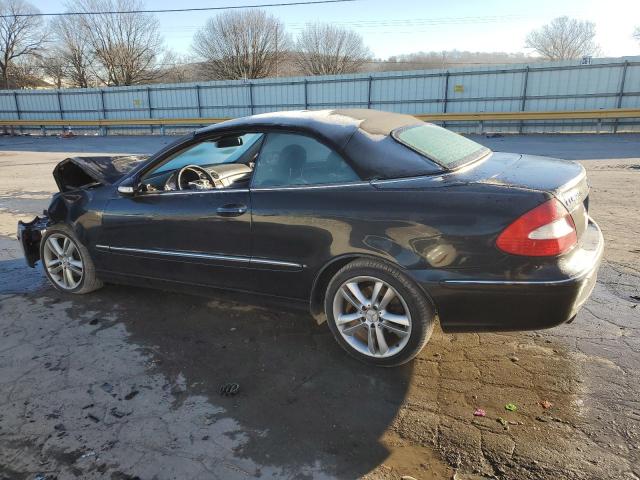 WDBTK56F47F210879 - 2007 MERCEDES-BENZ CLK 350 BLACK photo 2