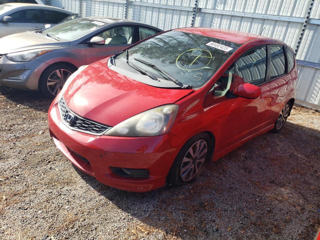 JHMGE8H56DC043341 - 2013 HONDA FIT SPORT RED photo 1