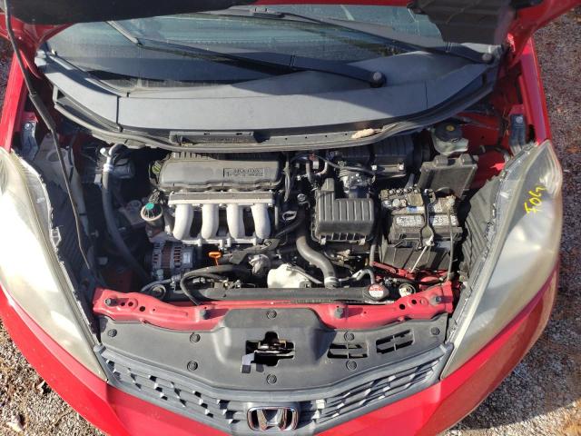 JHMGE8H56DC043341 - 2013 HONDA FIT SPORT RED photo 11