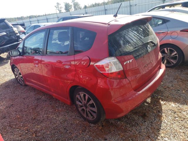 JHMGE8H56DC043341 - 2013 HONDA FIT SPORT RED photo 2