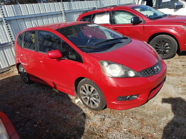 JHMGE8H56DC043341 - 2013 HONDA FIT SPORT RED photo 4