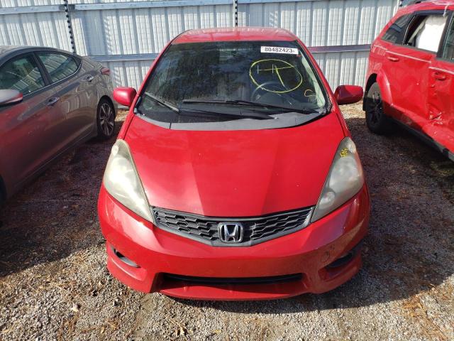 JHMGE8H56DC043341 - 2013 HONDA FIT SPORT RED photo 5