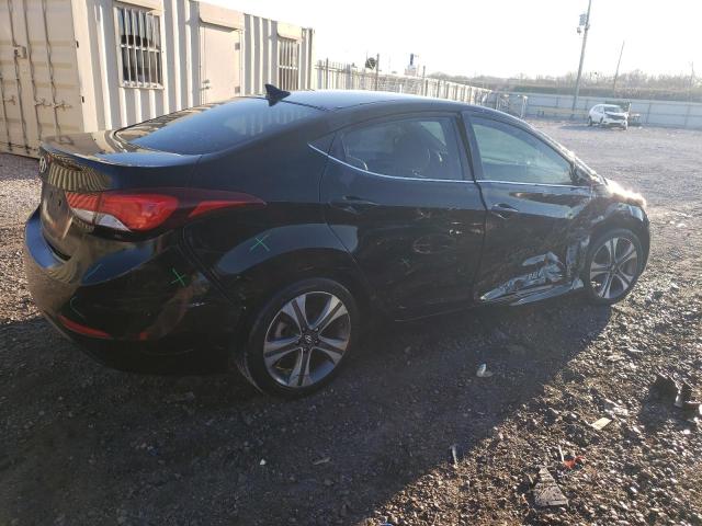 KMHDH4AH0FU380282 - 2015 HYUNDAI ELANTRA SE BLACK photo 3